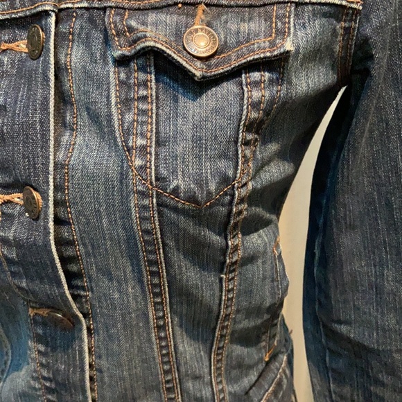 Tailored Cotton Jean Jacket by Old Navy. Size XS - Picture 7 of 15